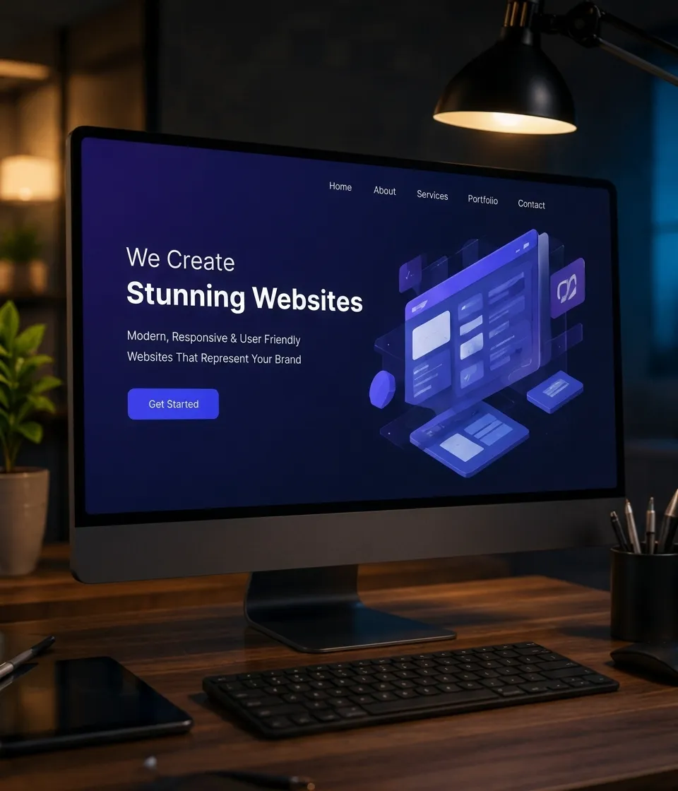 Website Design & User Experience Service Graphic